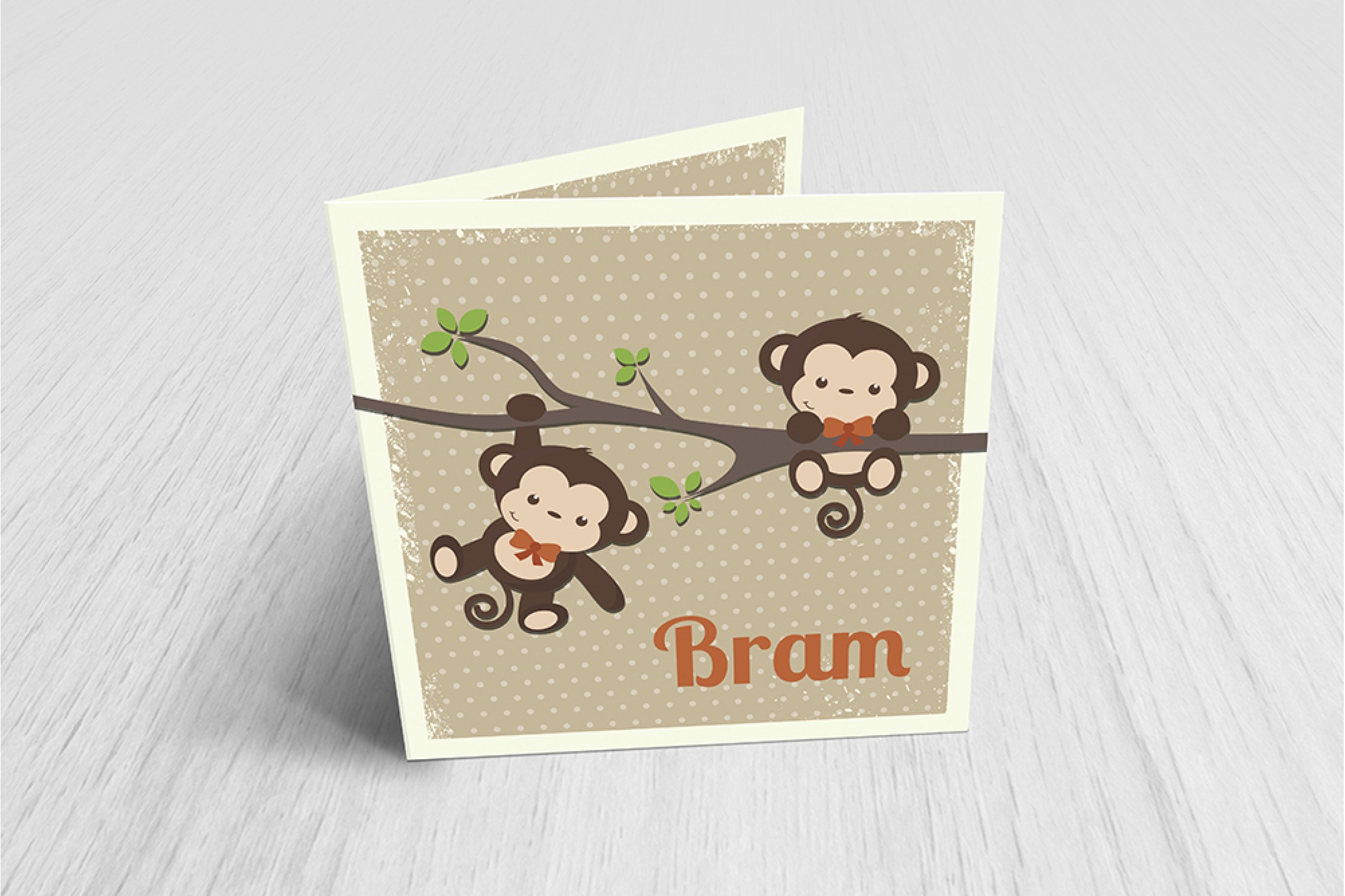 Lieve aapjes jongen